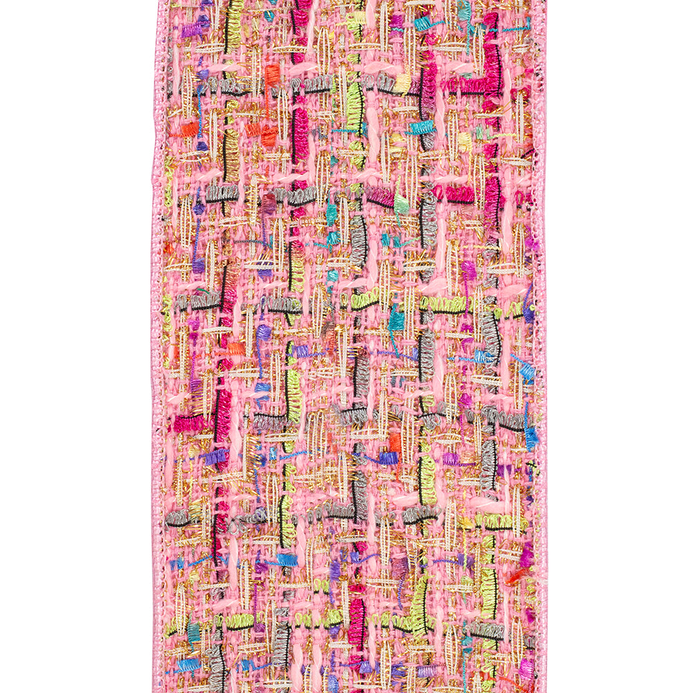 Stitch Collage Fused Wired Edge Ribbon (Copy 3)