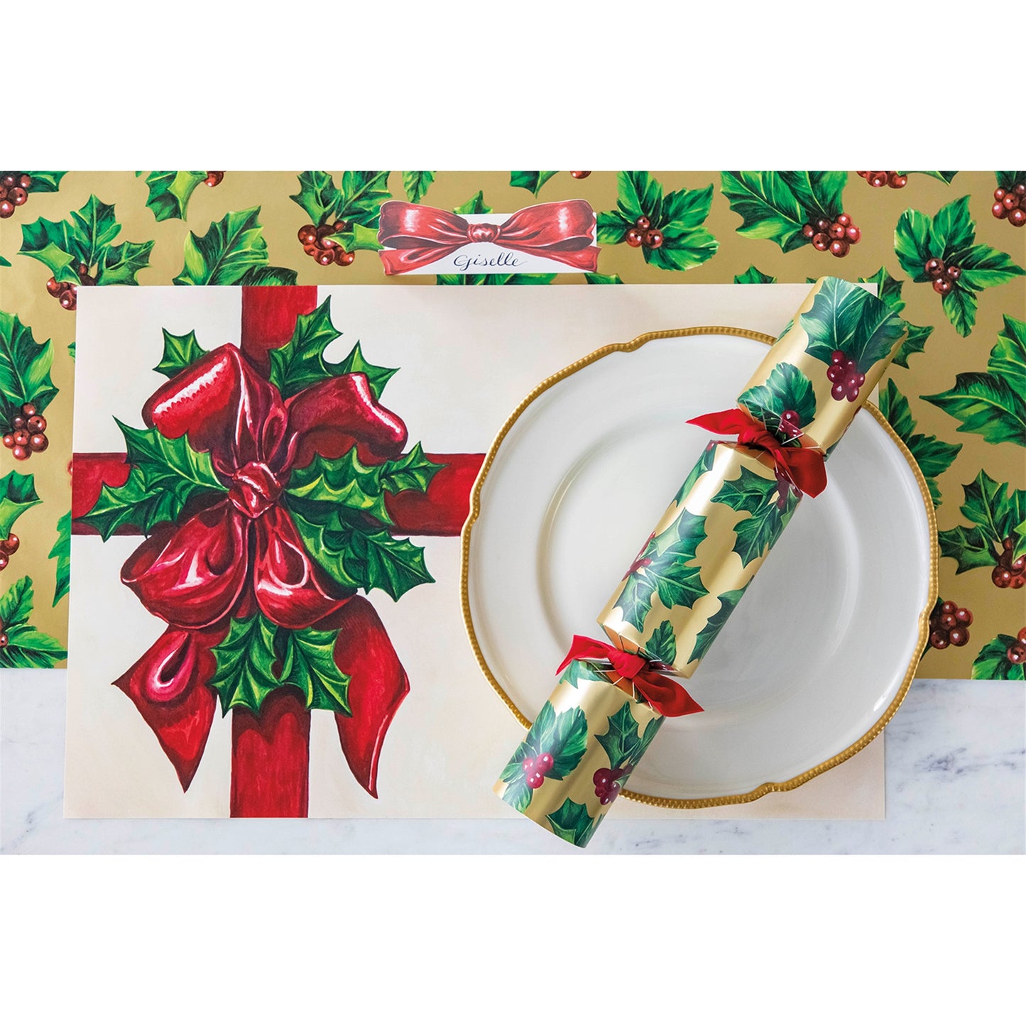 Gilded Holly Runner- 20”x25’