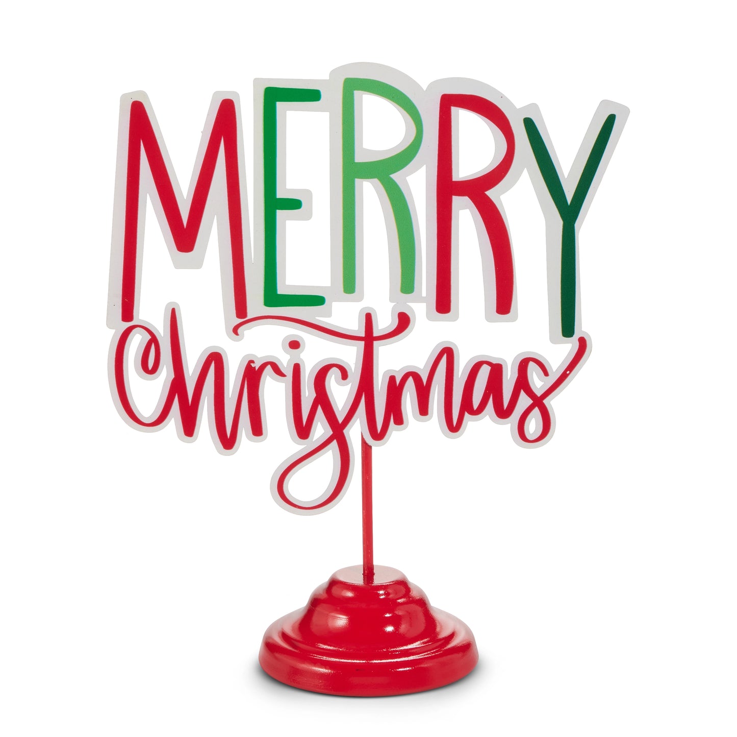 12.75" Merry Christmas Stand