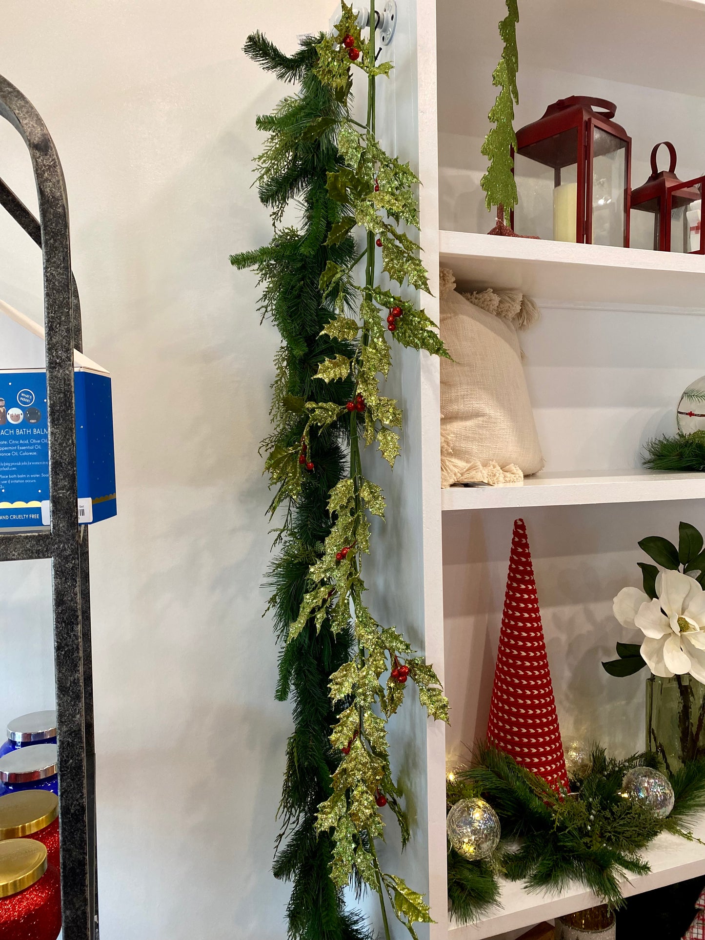 Holly Glitter & Sequin Garland