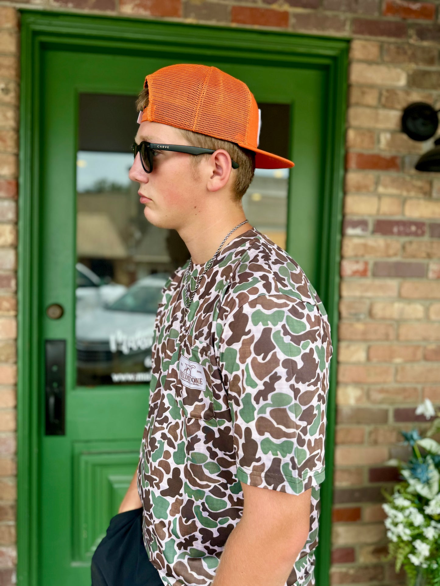 Dry-Fit Pocketed Camo Tee
