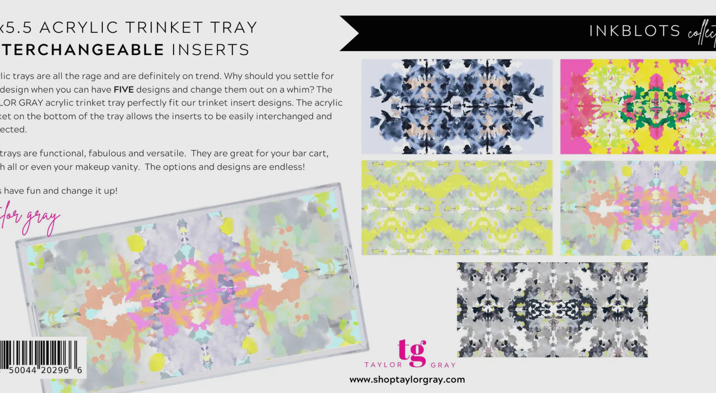 Acrylic Trinket Tray Inserts