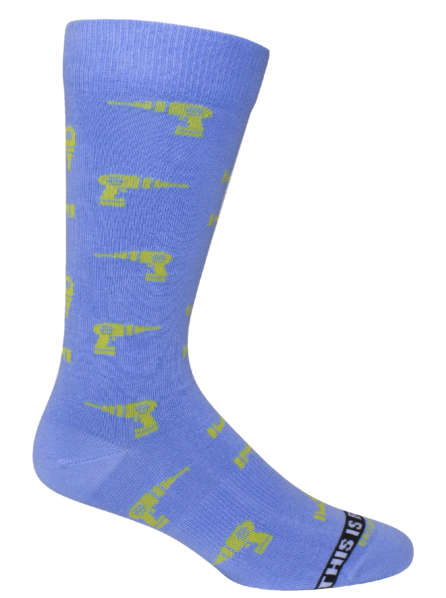 Drill Socks: Della Blue