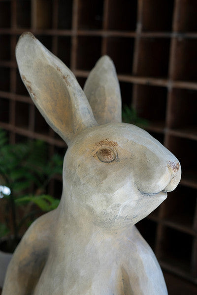 Faux Concrete Rabbit Shelf Sitter (local pick up only)