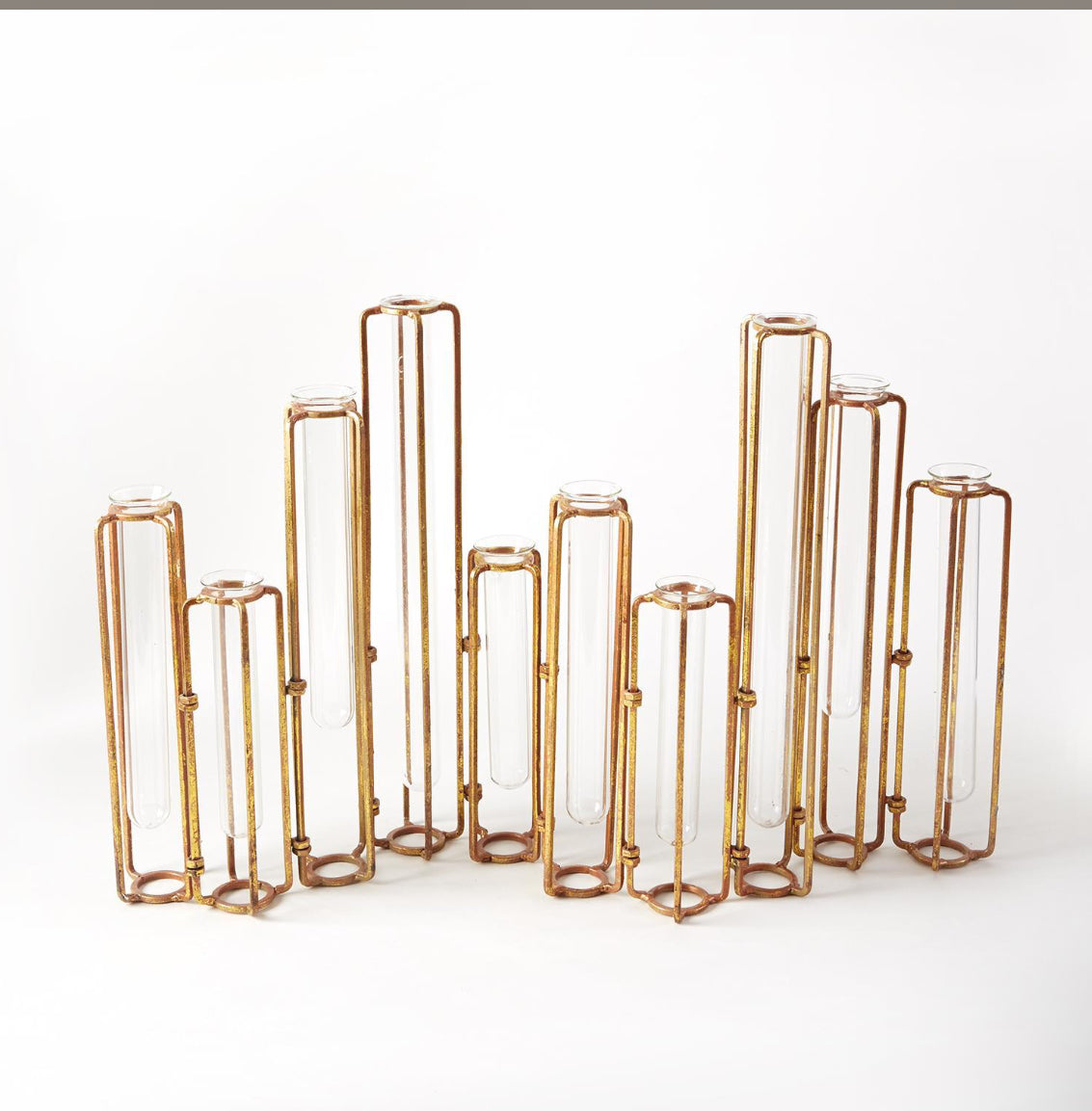 Lavoisier Set of 10 Hinged Flower Vase