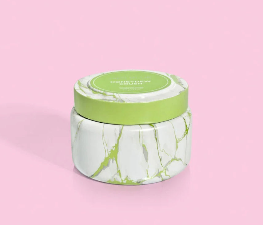 Honeydew Crush Marble Candle, 8 oz.
