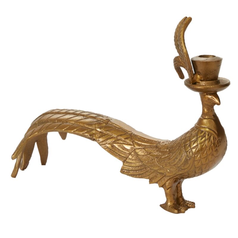 E&E Pheasant Candlesticks