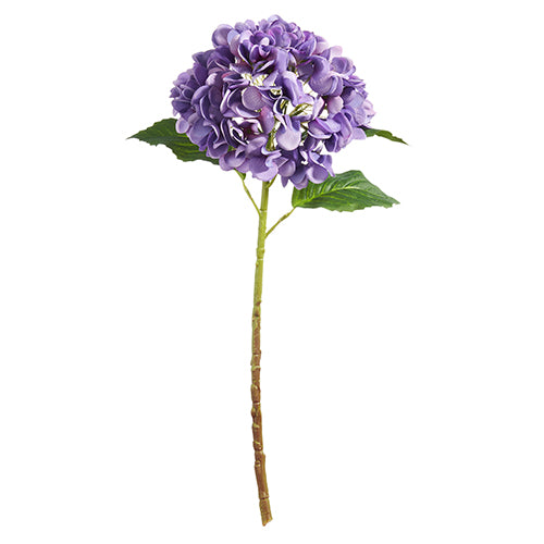 19” Real Touch Purple Hydrangea Stem