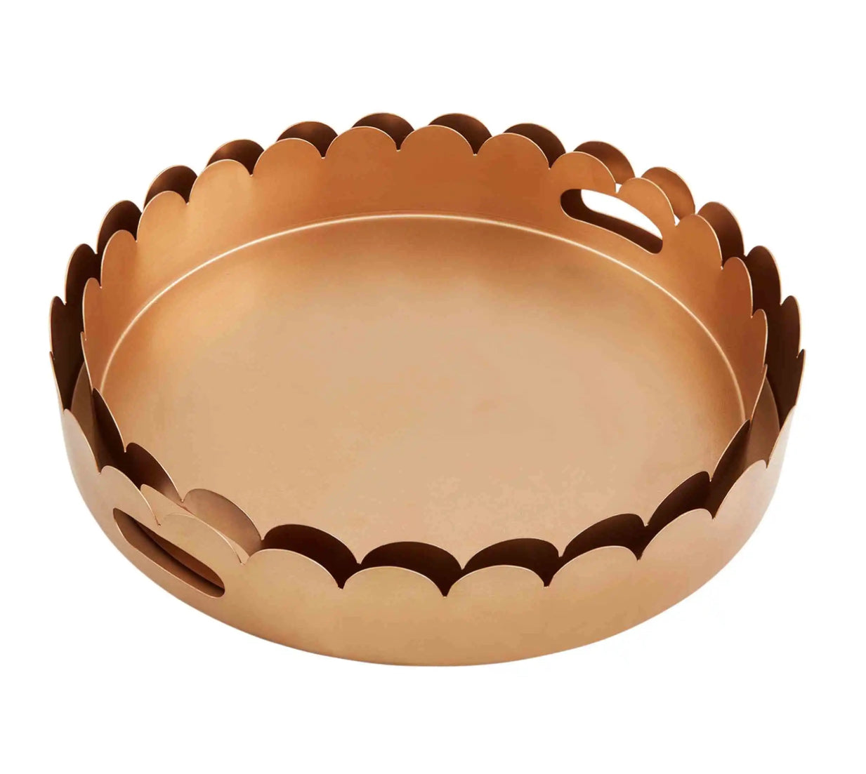 Gold Scalloped Tray