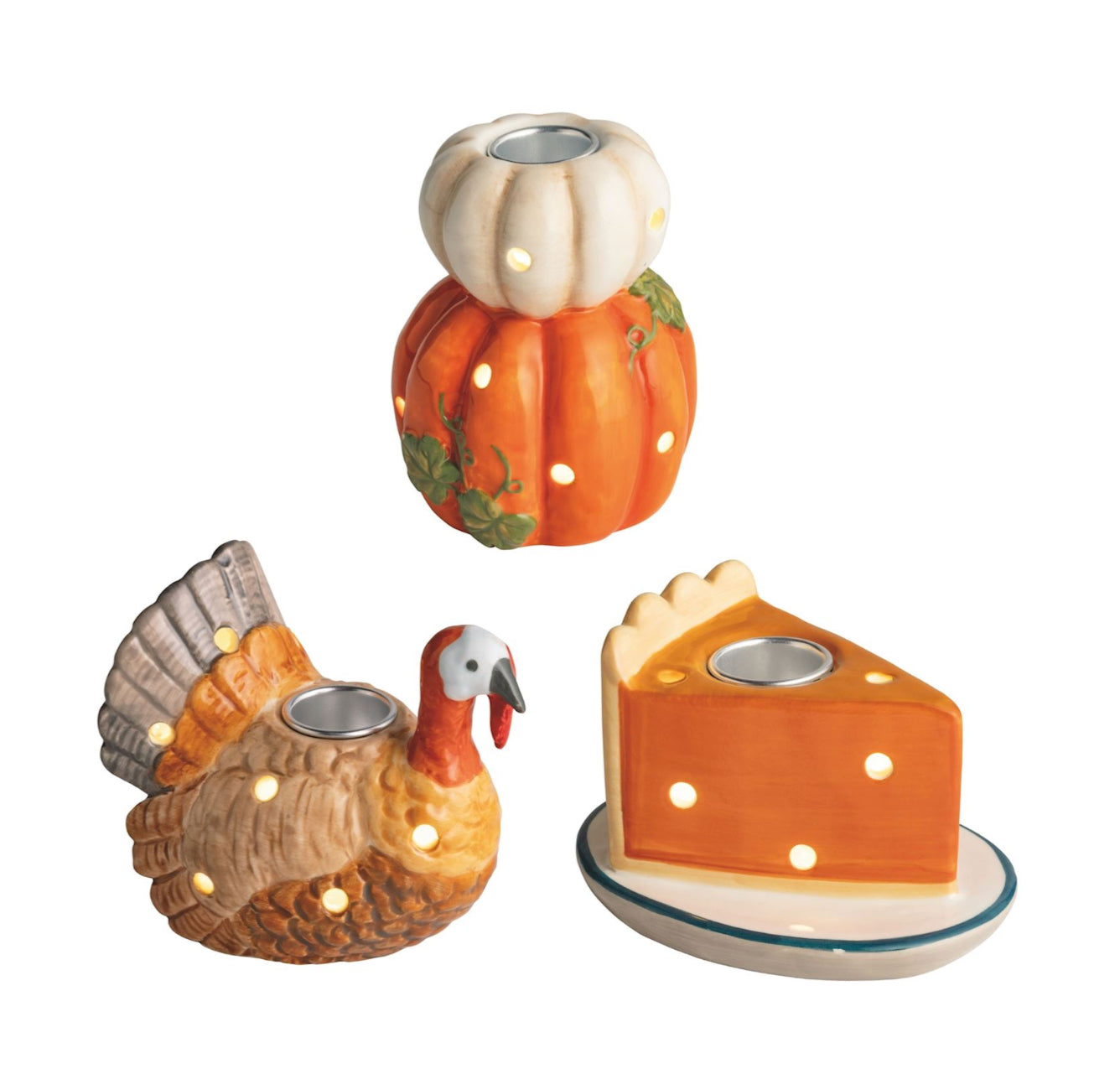 Light Up Taper Candle Holder