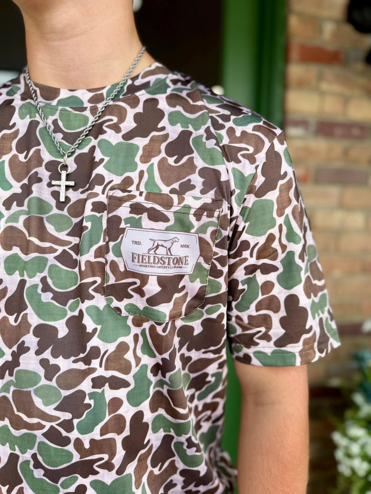 Dry-Fit Pocketed Camo Tee
