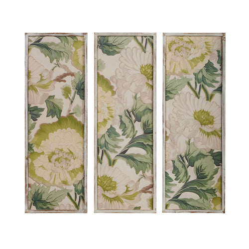 Tranquil Garden Carved Wall Art