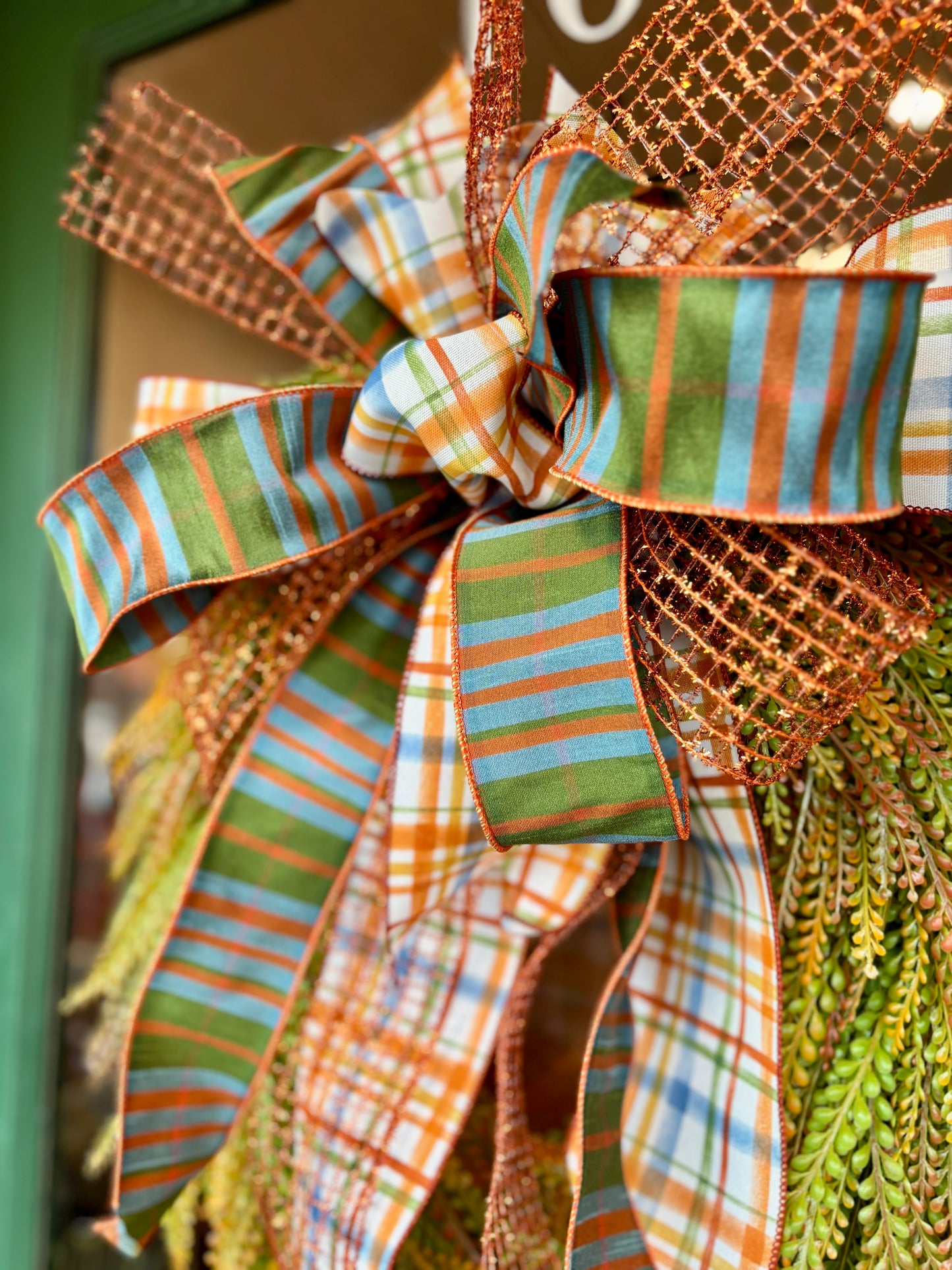 Sweet Plaid Bow