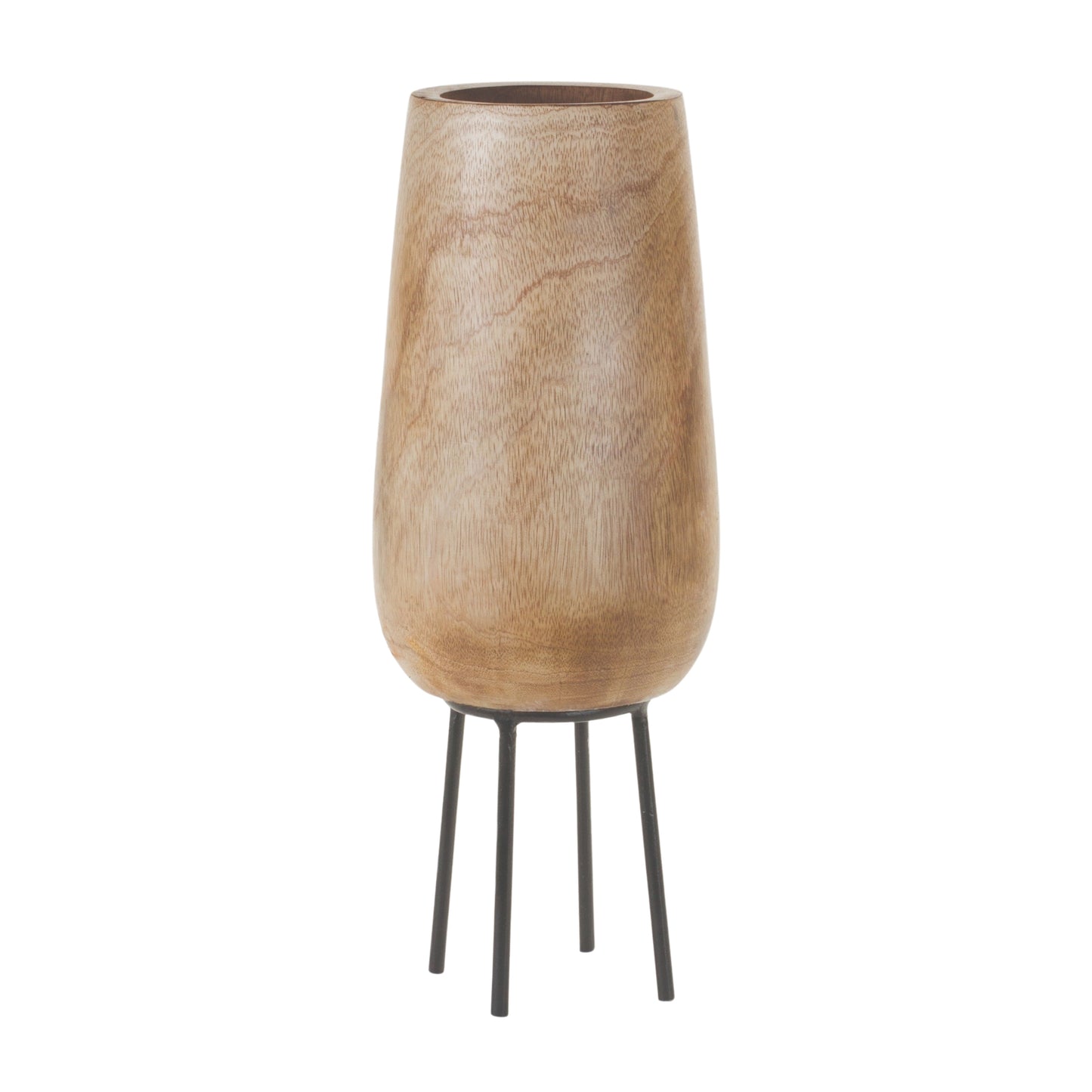 Wood Vessels with Stand