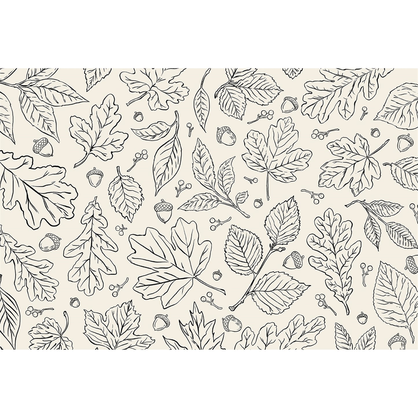 Coloring Leaves Placemat