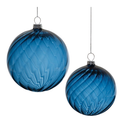 Blue Glass Ornament