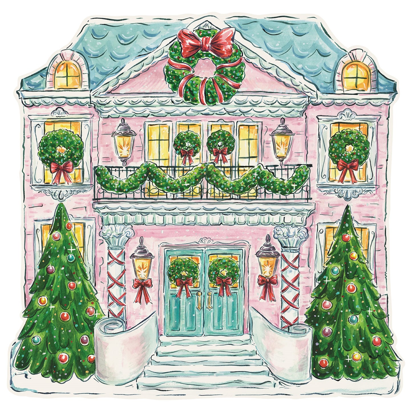 Die-cut Holiday Home Placemat - 12 Sheets