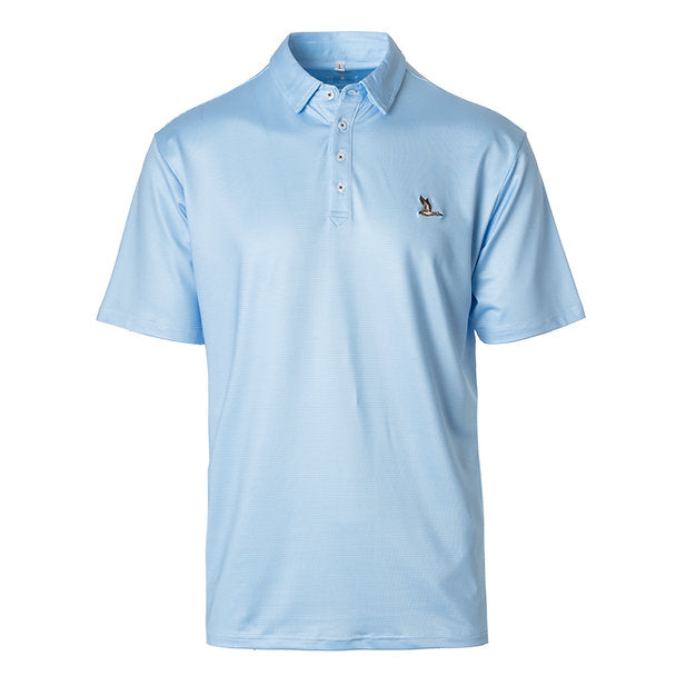 Roost Mallard Polo- Blue/White