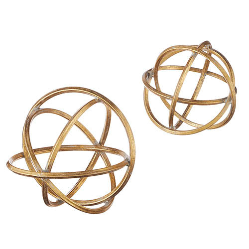 8.25" GOLD ORBS