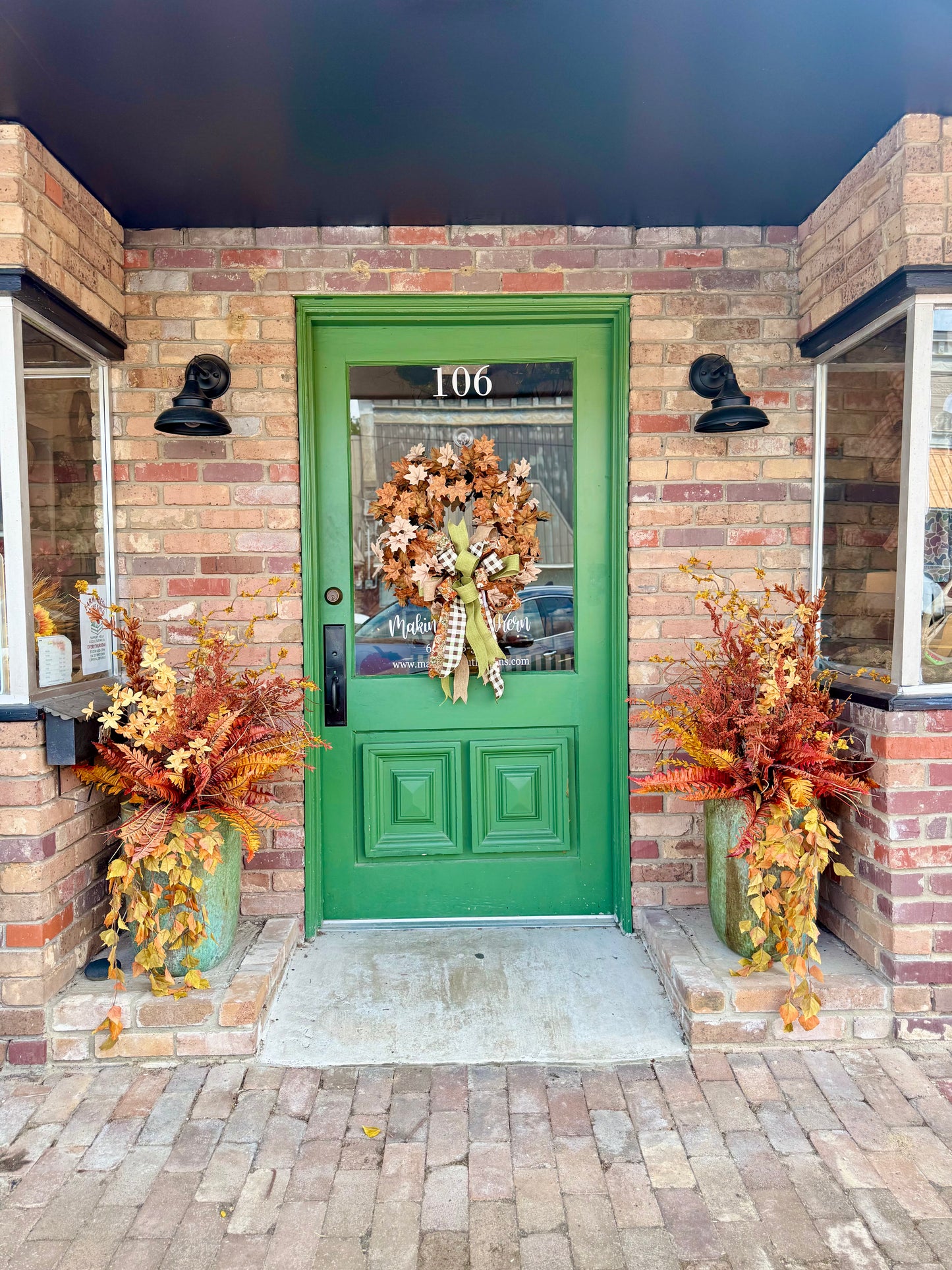 Fall Porch Pot