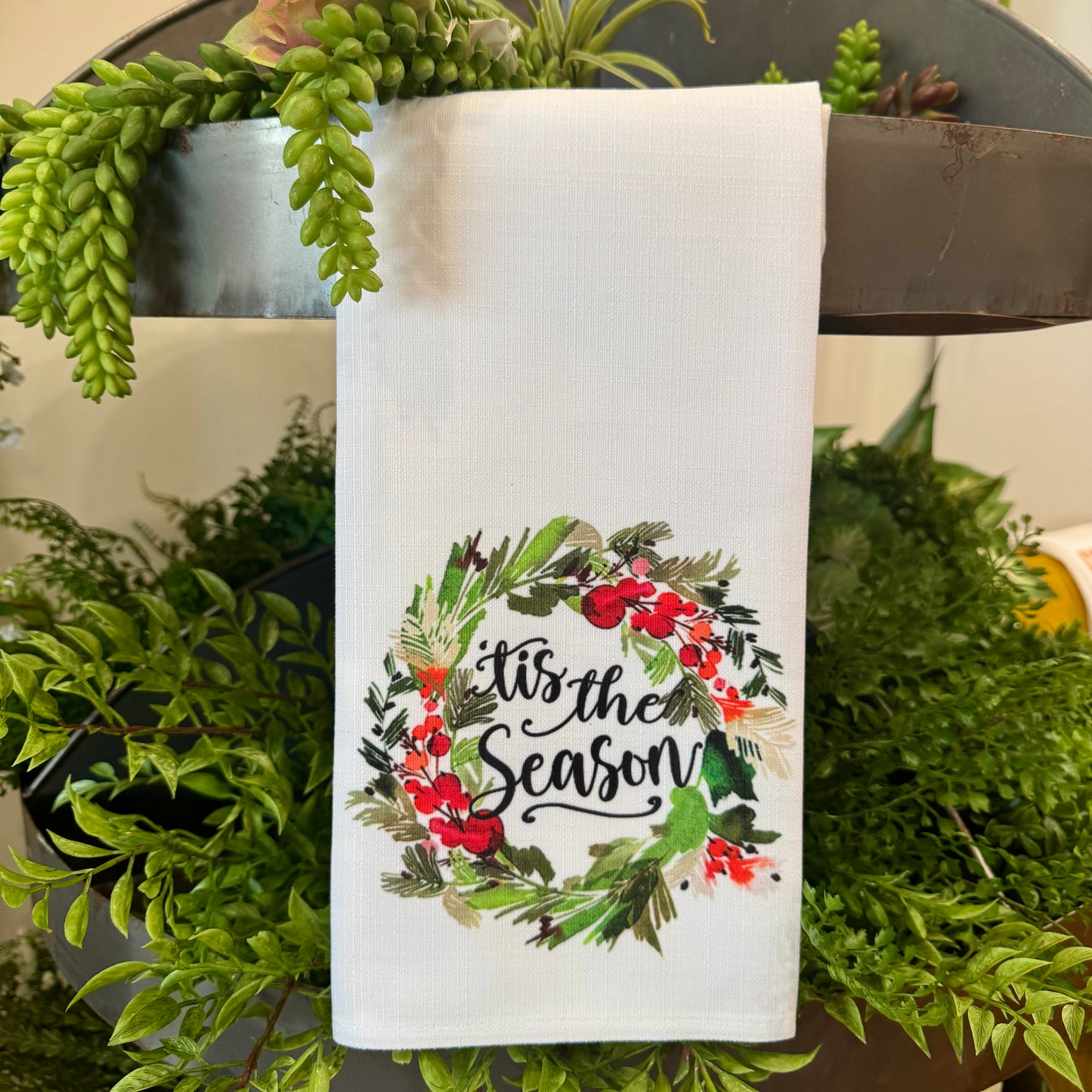 Tis The Season Tea Towel