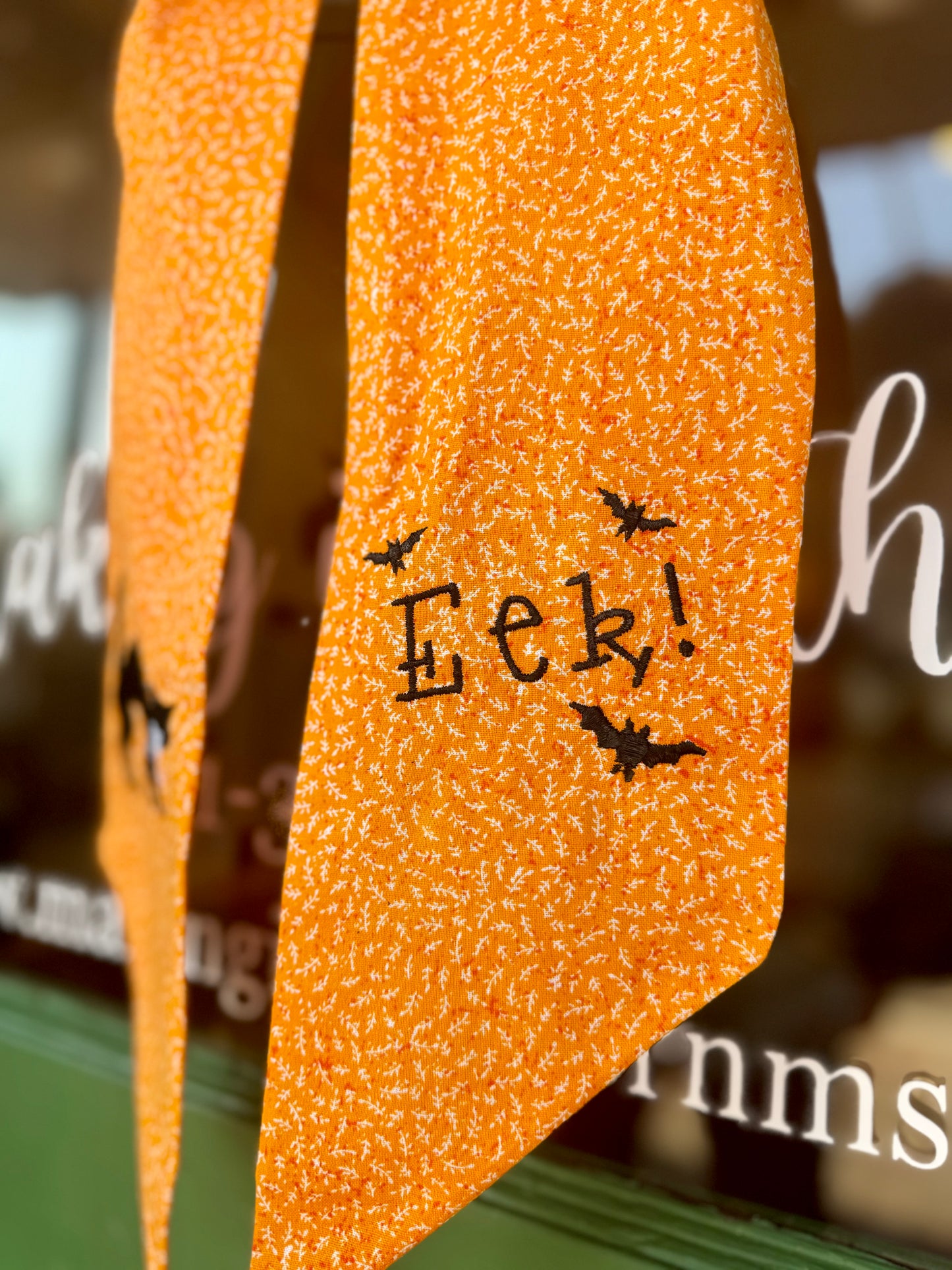 Eek/Cat Wreath Sash
