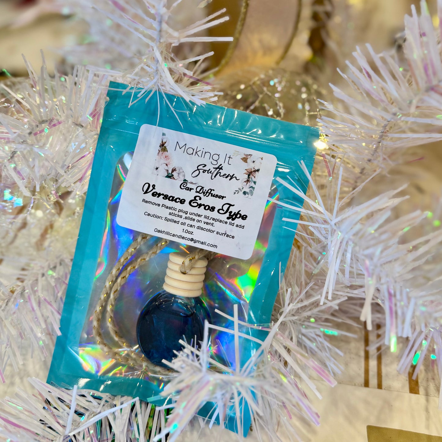 Hanging Car Diffuser- Versace Eros