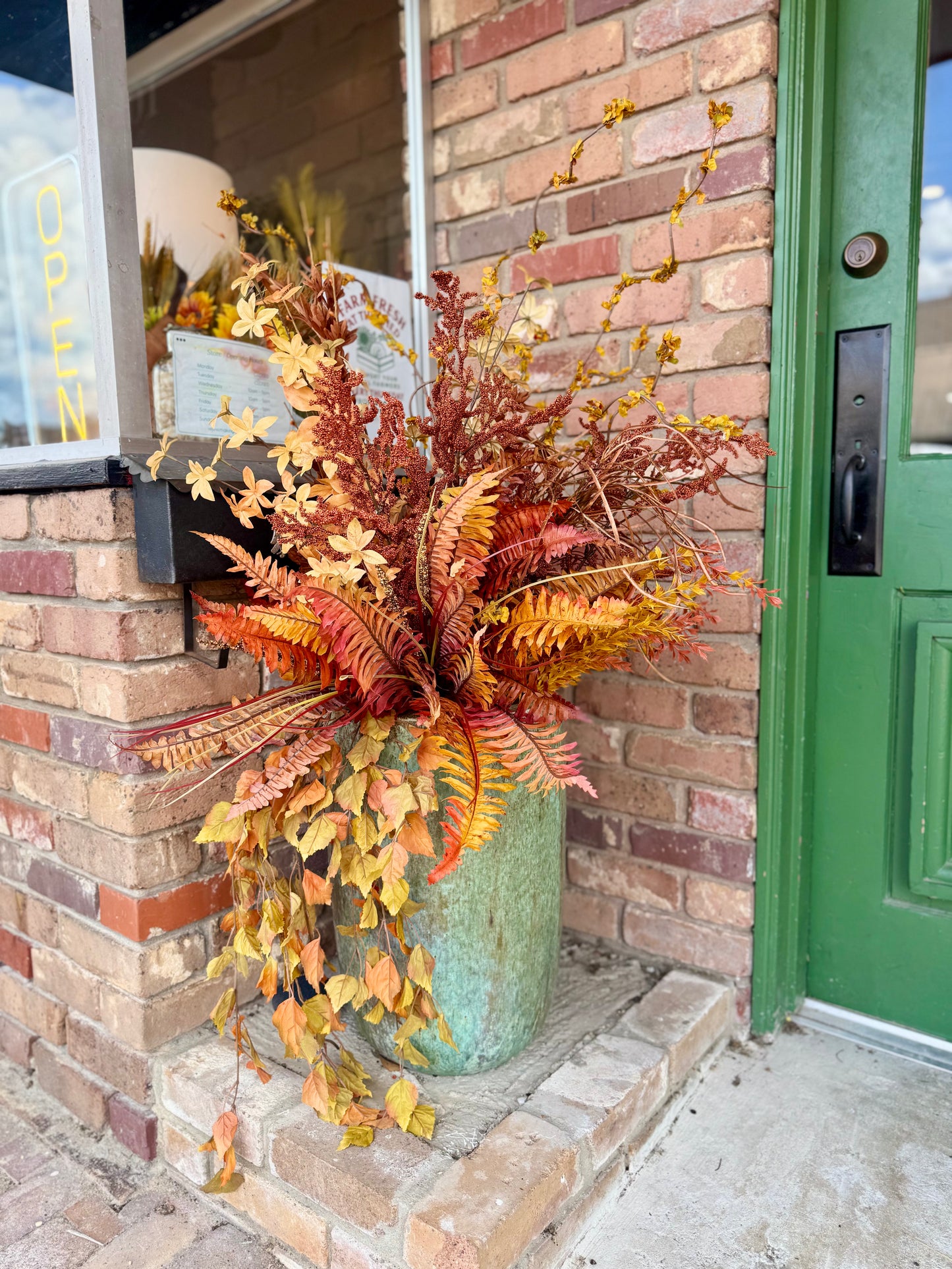 Fall Porch Pot