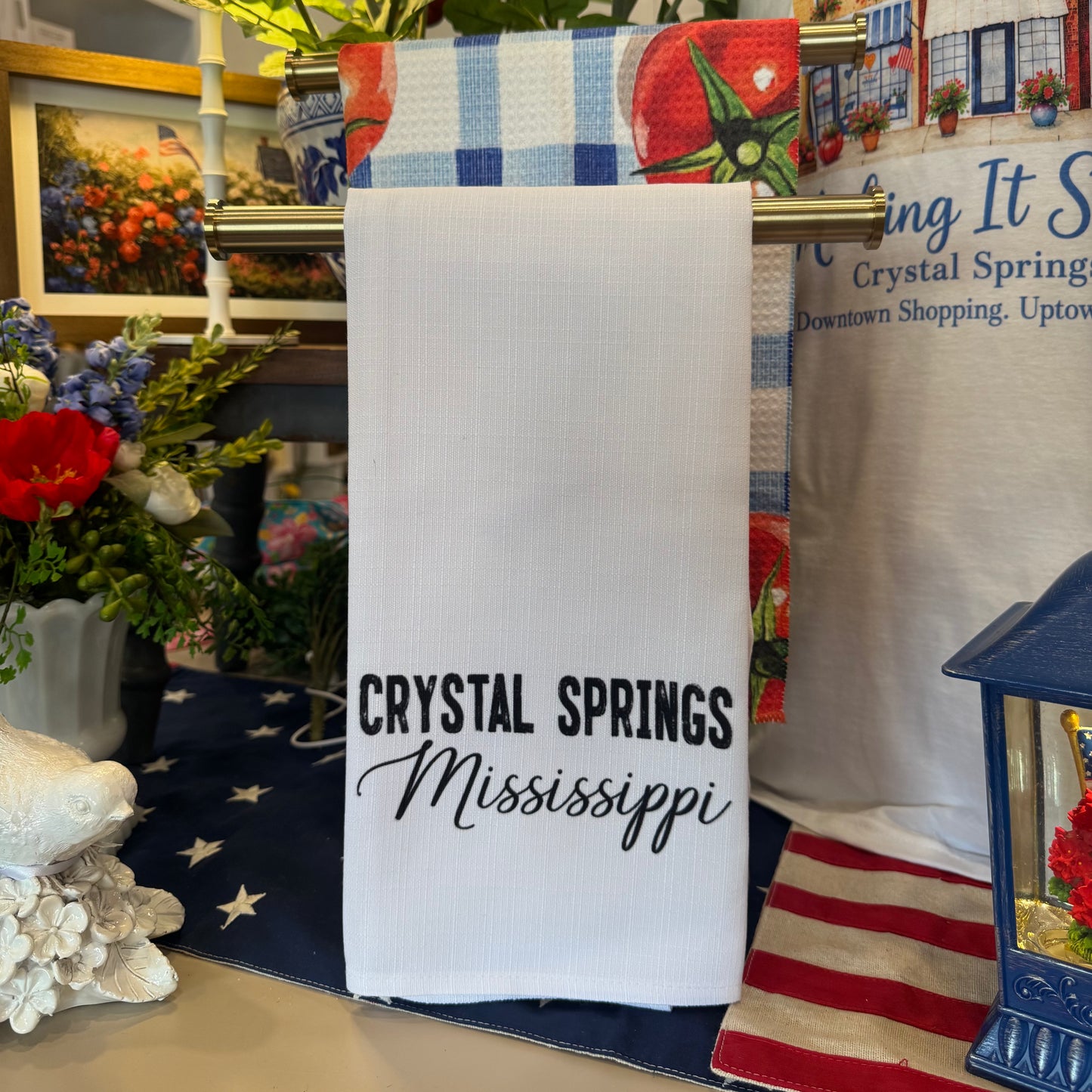 Crystal Springs Tea Towel