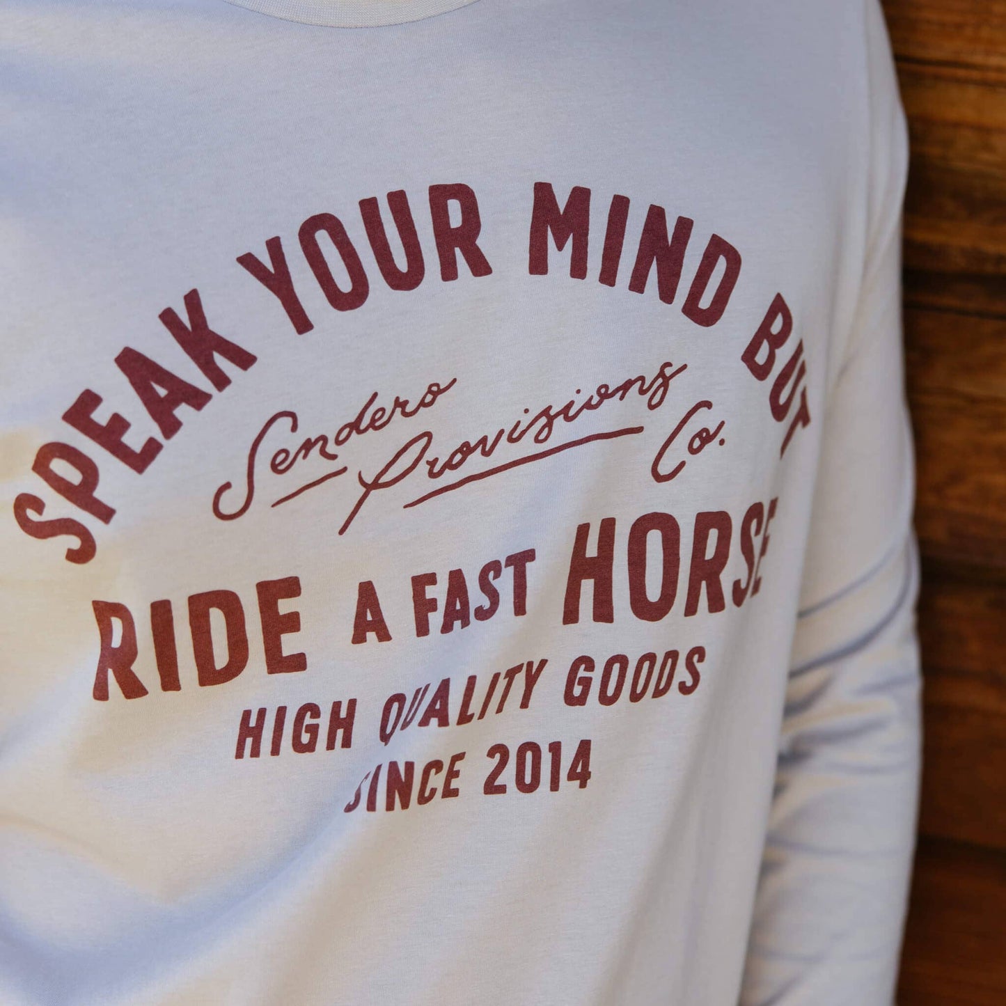Fast Horse Long Sleeve T-Shirt: Large