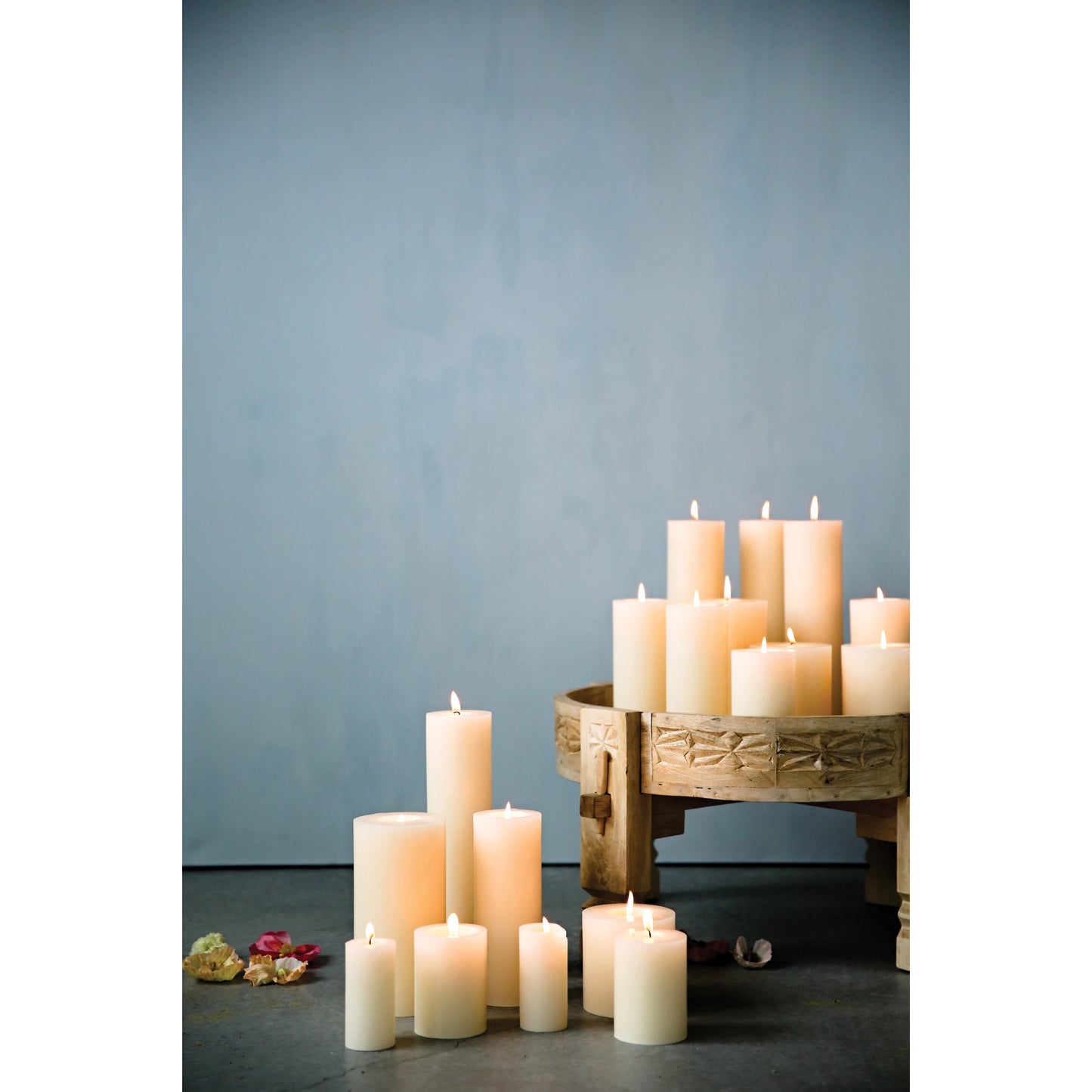 Unscented Pillar Candles 3x6