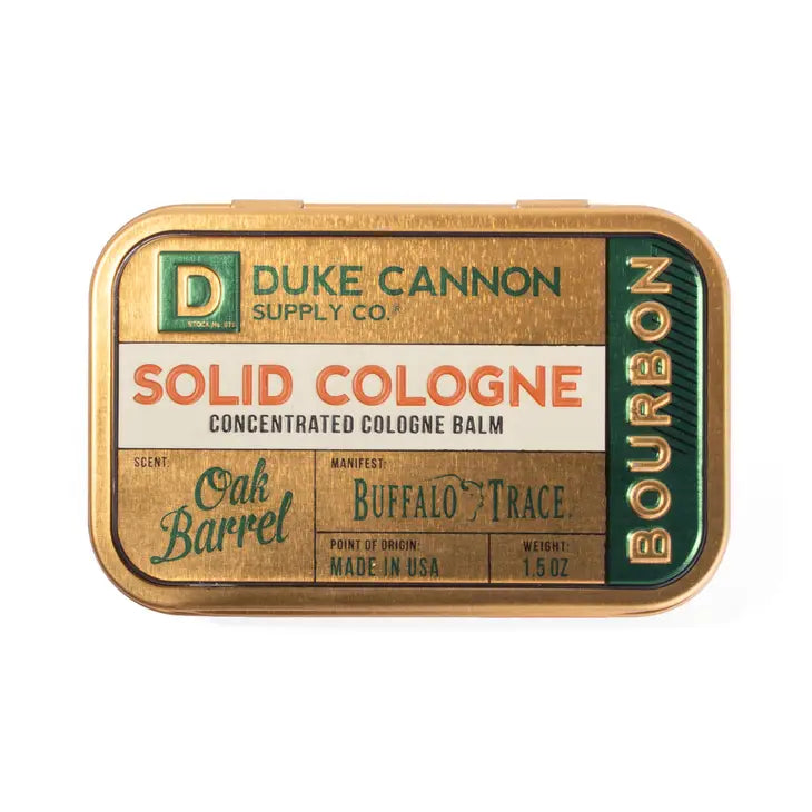 Solid Cologne- Bourbon