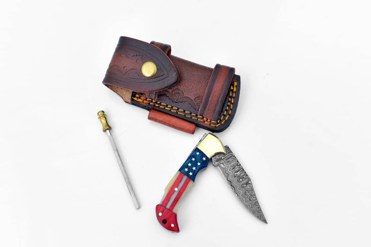 Patriot Damascus Knife