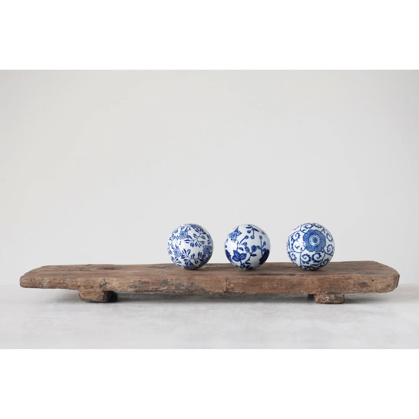 Blue Ceramic Orb 3"