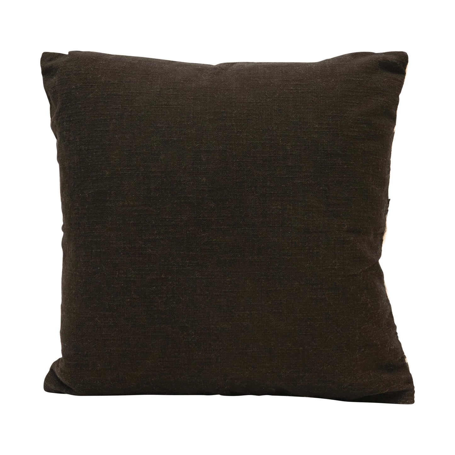 Embroidered Scallop Pattern Pillow