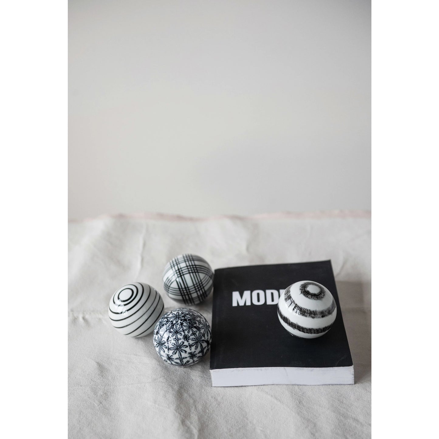 Black Ceramic Orb 3"