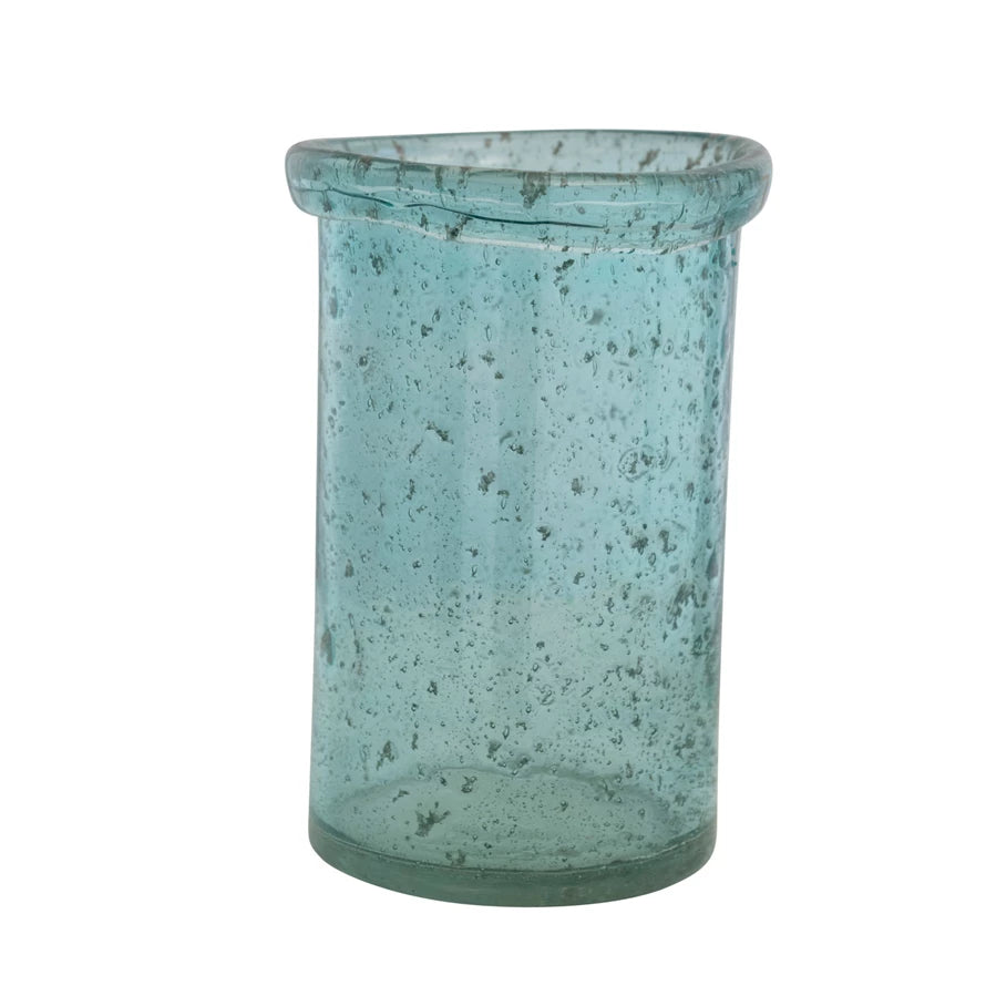 Seeded Glass Vase/Hurricane