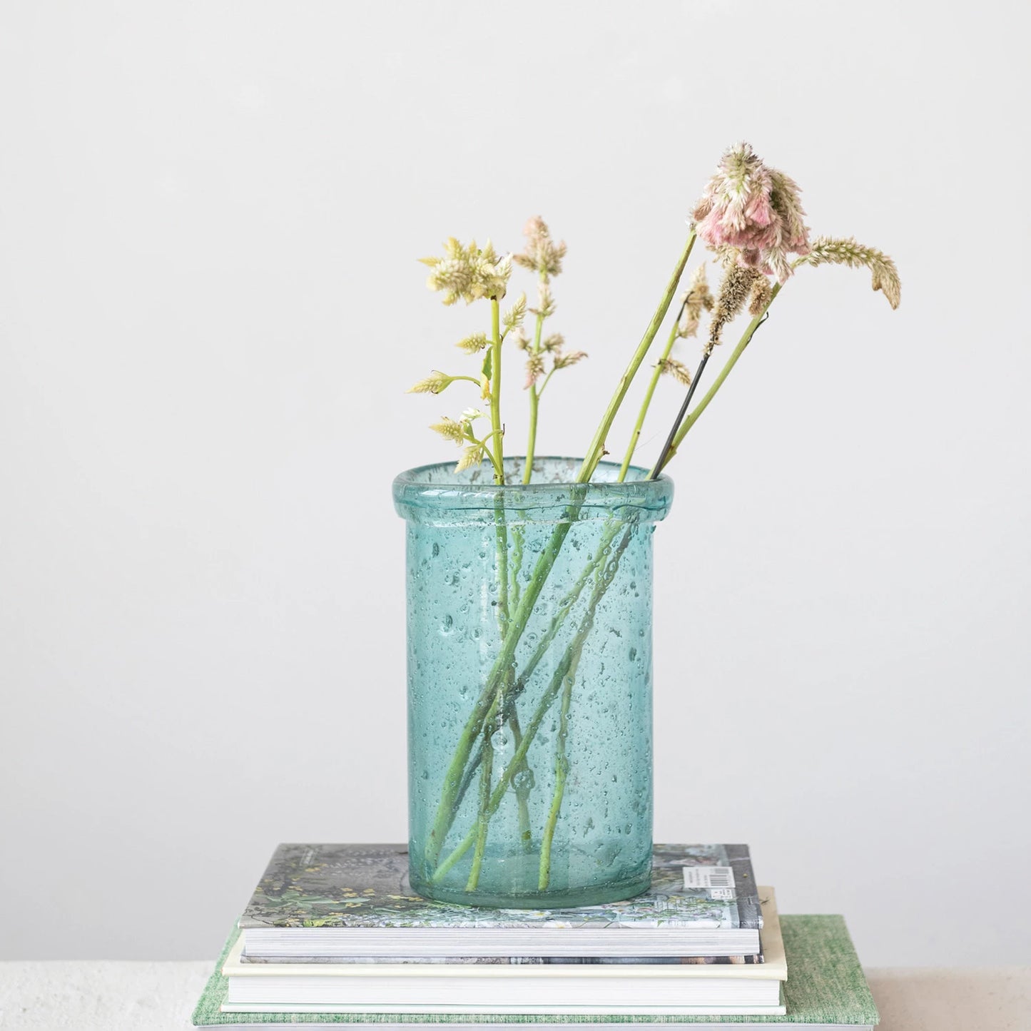 Seeded Glass Vase/Hurricane