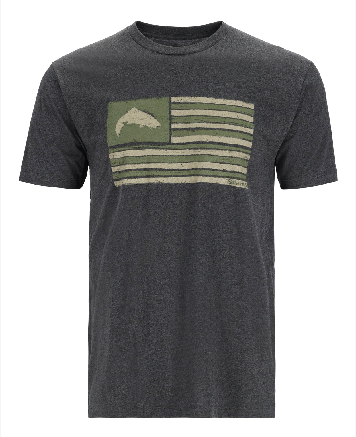 Americana Tee- Charcoal Heather