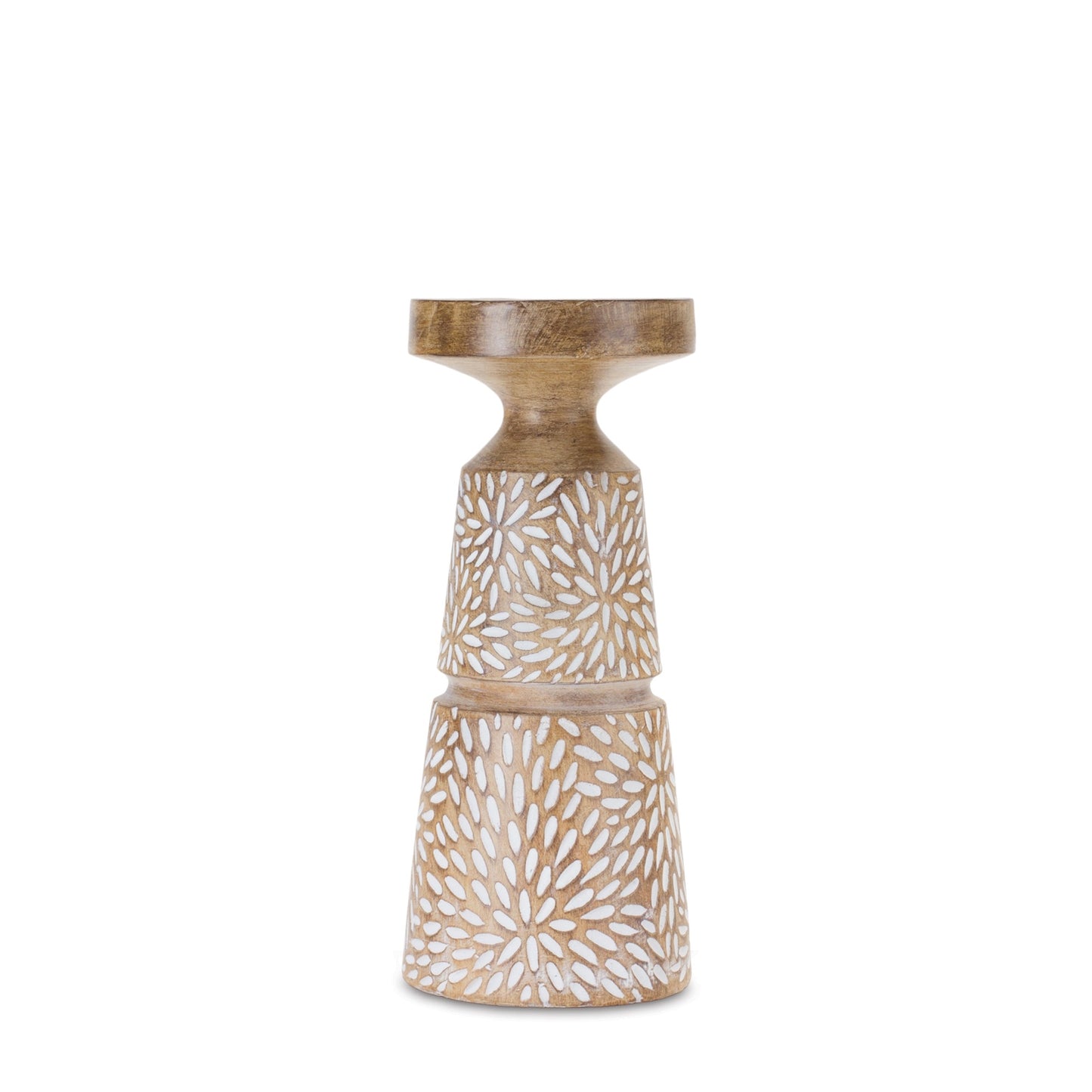 Neutral Resin Candle Holder