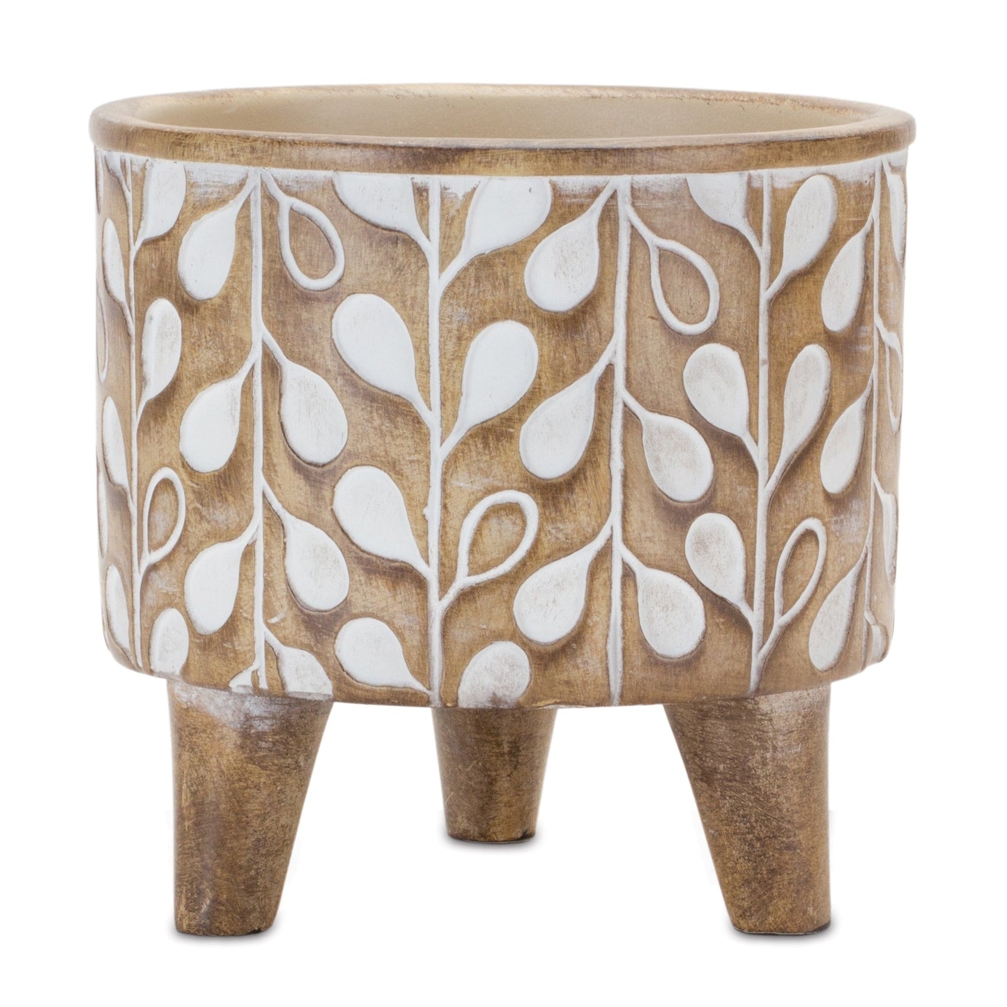 Neutral Resin Planter