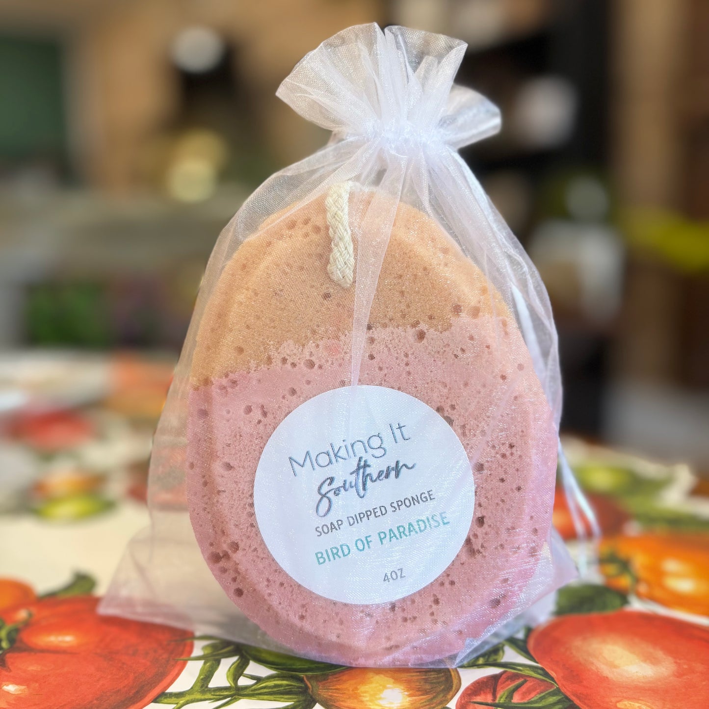 Soap Dipped Sponge, 4 oz.
