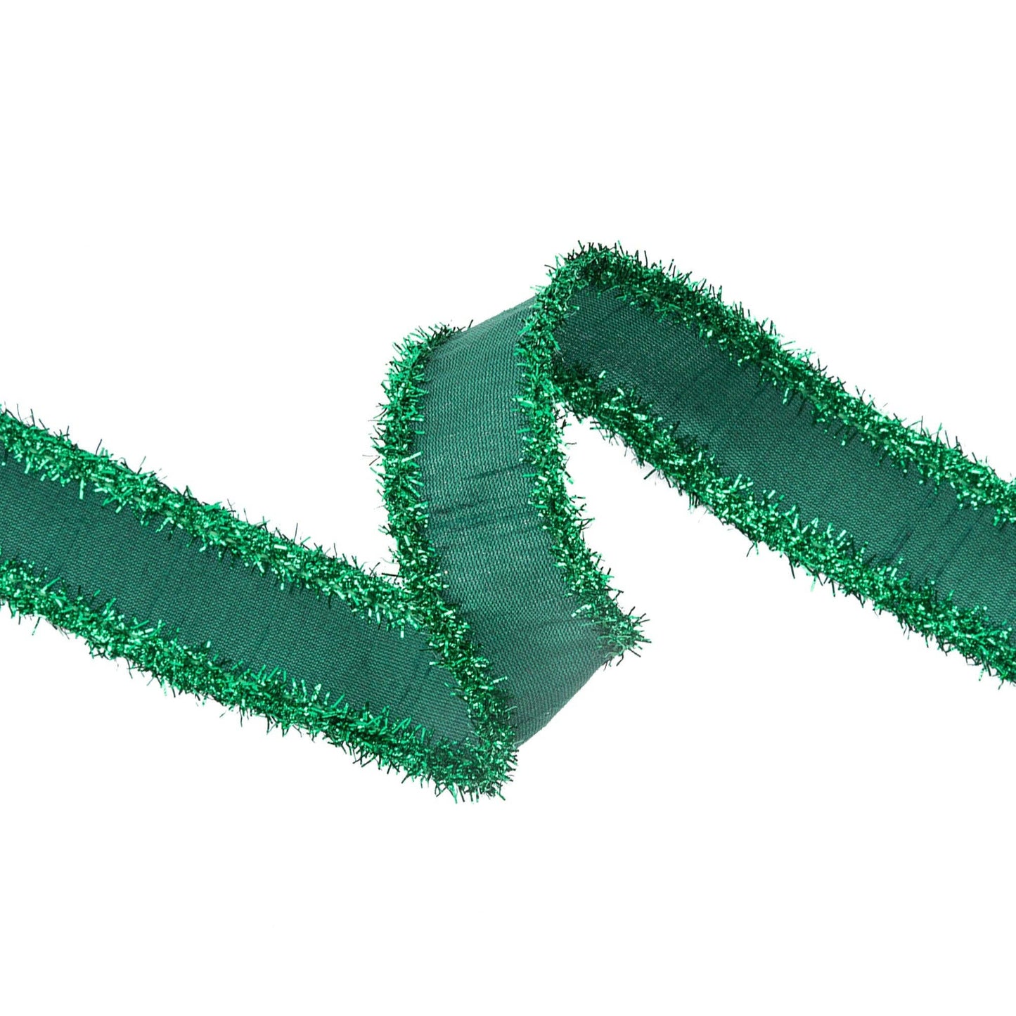 Wired Dupioni Ribbon with Tinsel Edging 10 Yard Roll