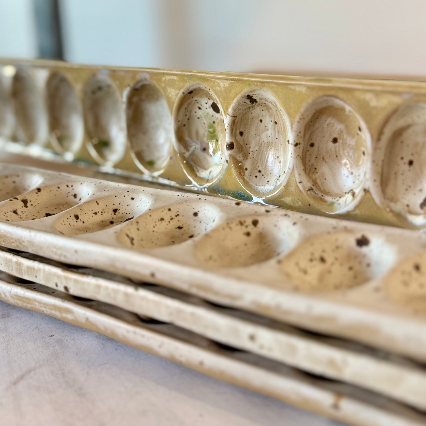 Pottery Egg Tray