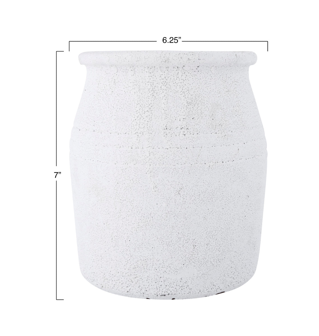 Distressed Coarse Terracotta Crock