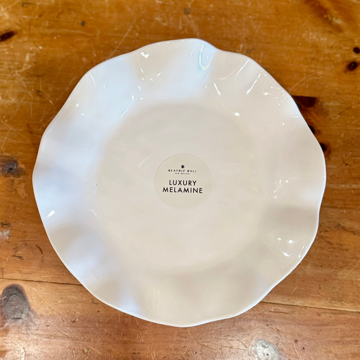 VIDA Havana Small Pedestal Cake Plate (White)
