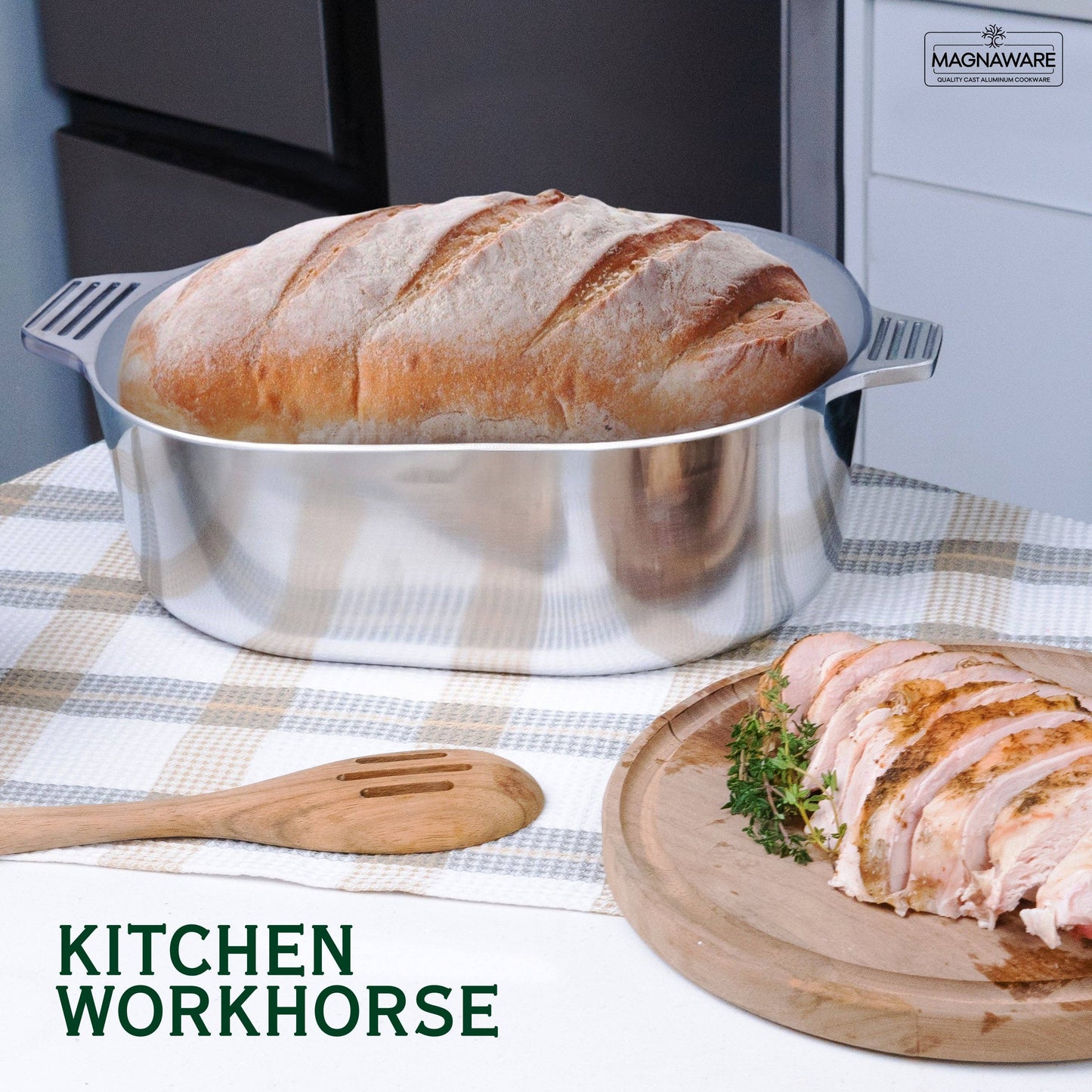 Oval Dutch Oven with Lid: 10 quart