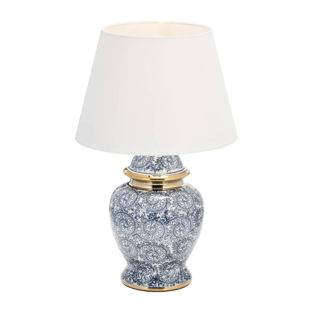 Ceramic Chinoiserie Table Lamp