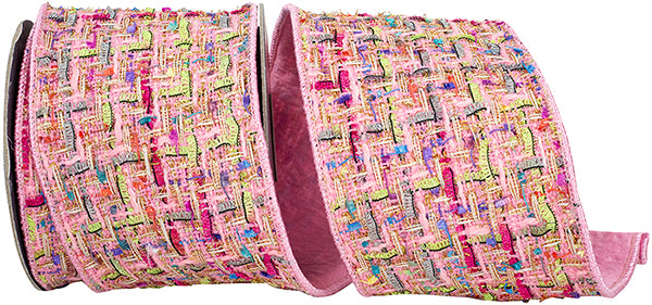 Stitch Collage Fused Wired Edge Ribbon (Copy 3)
