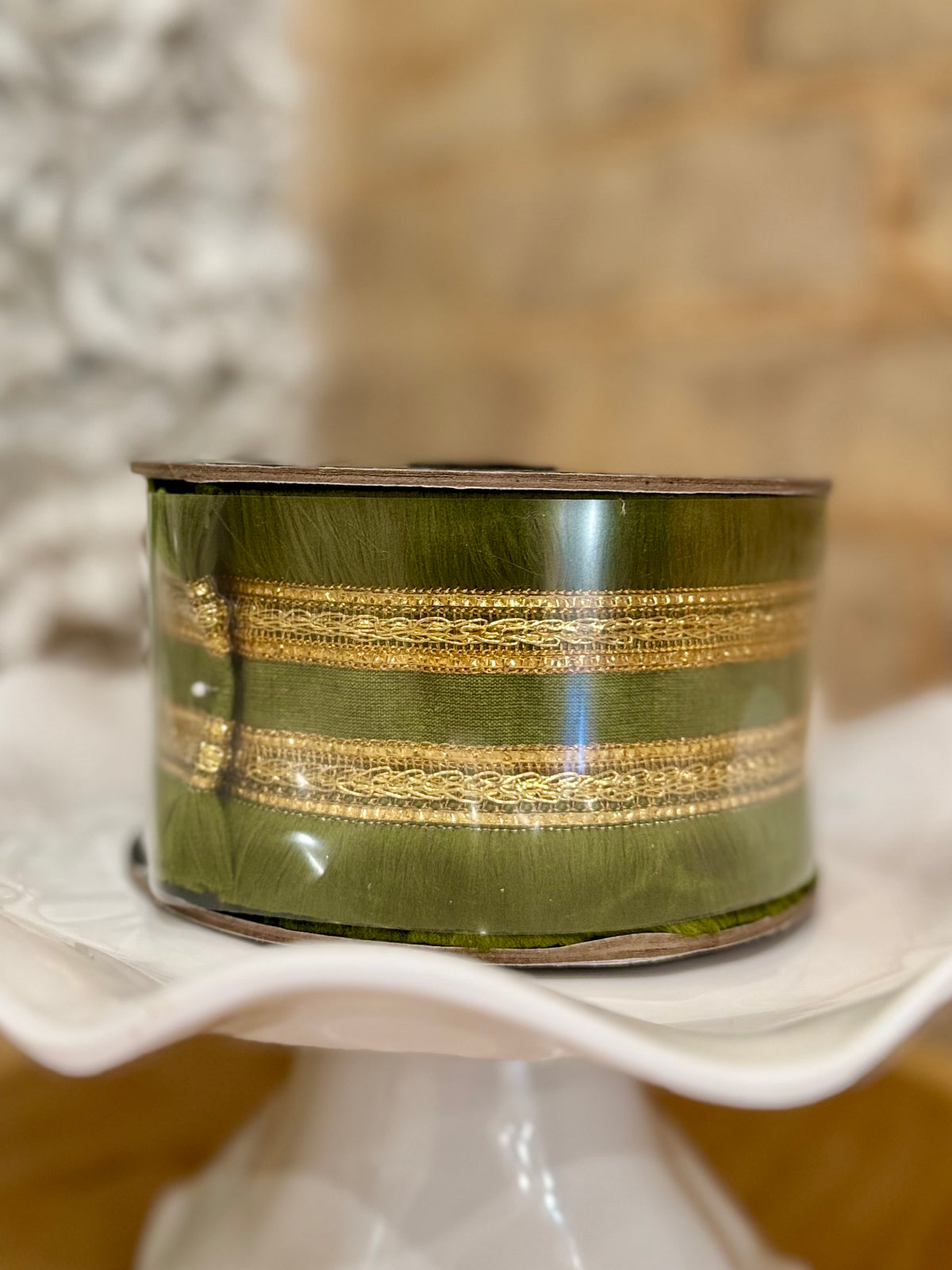 FRINGE GILDED TRIMMING DUPIONI DELUXE FUSED BACKED WIRED EDGE RIBBON